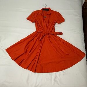 Armani Exchange - Women’s- Orange Dress - size 0